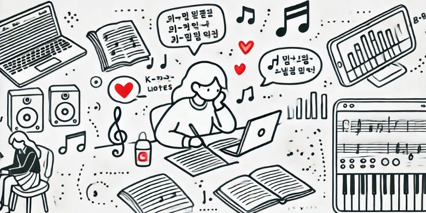 K-POPの歌詞を使った効果的な韓国語学習法